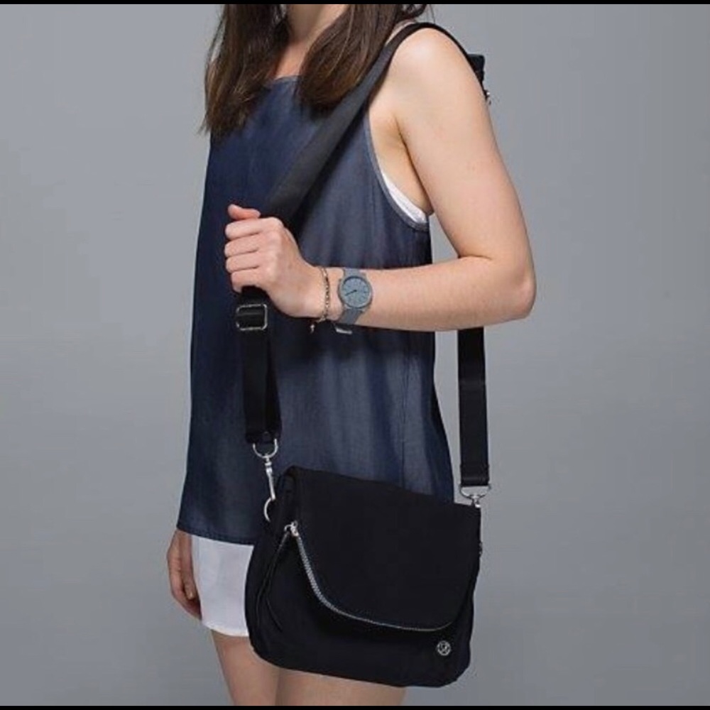 Lululemon OM Party Crossbody Black Bag